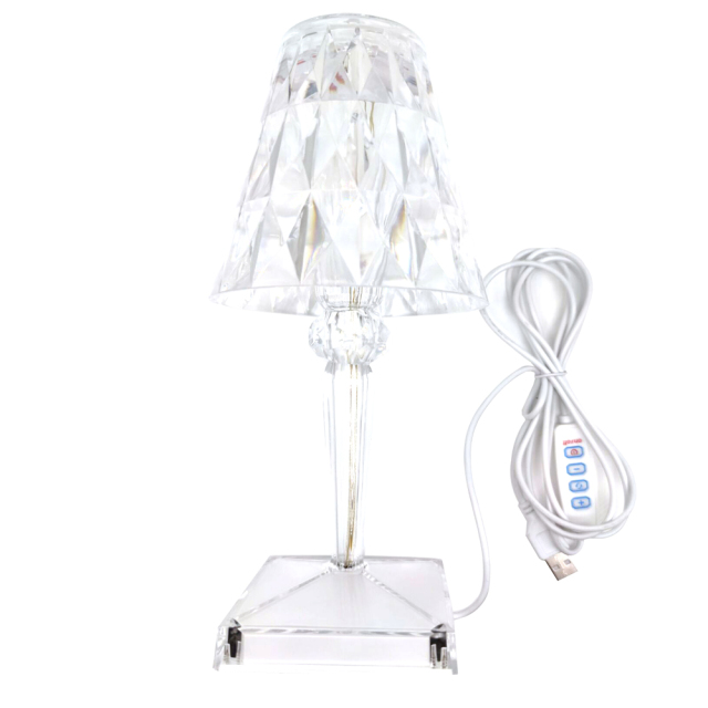 KristalGlow Touchlamp – Elegante Tafellamp met Touch Sensor en USB