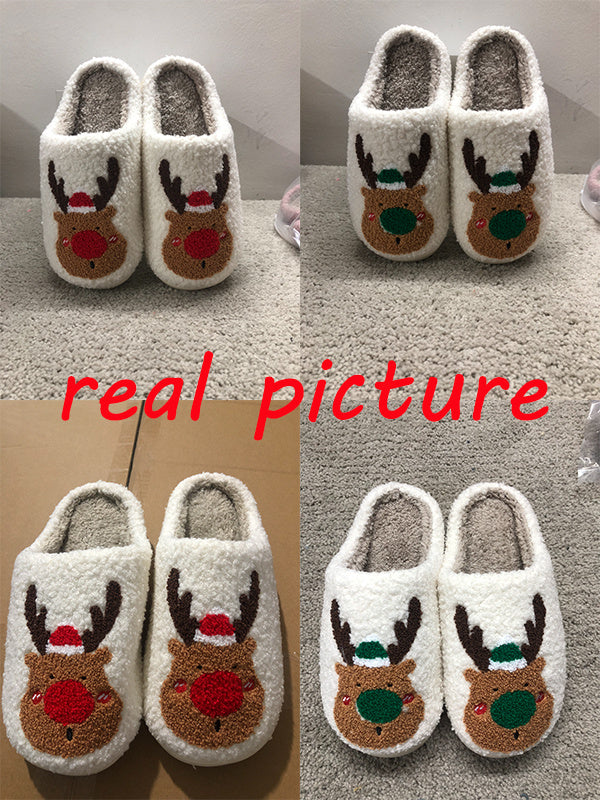 Warme Kerstpantoffels van Pluche