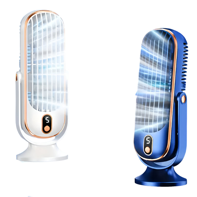 Draagbare Mini Airconditioner met USB-oplading – 5 Snelheden & 720° Rotatie