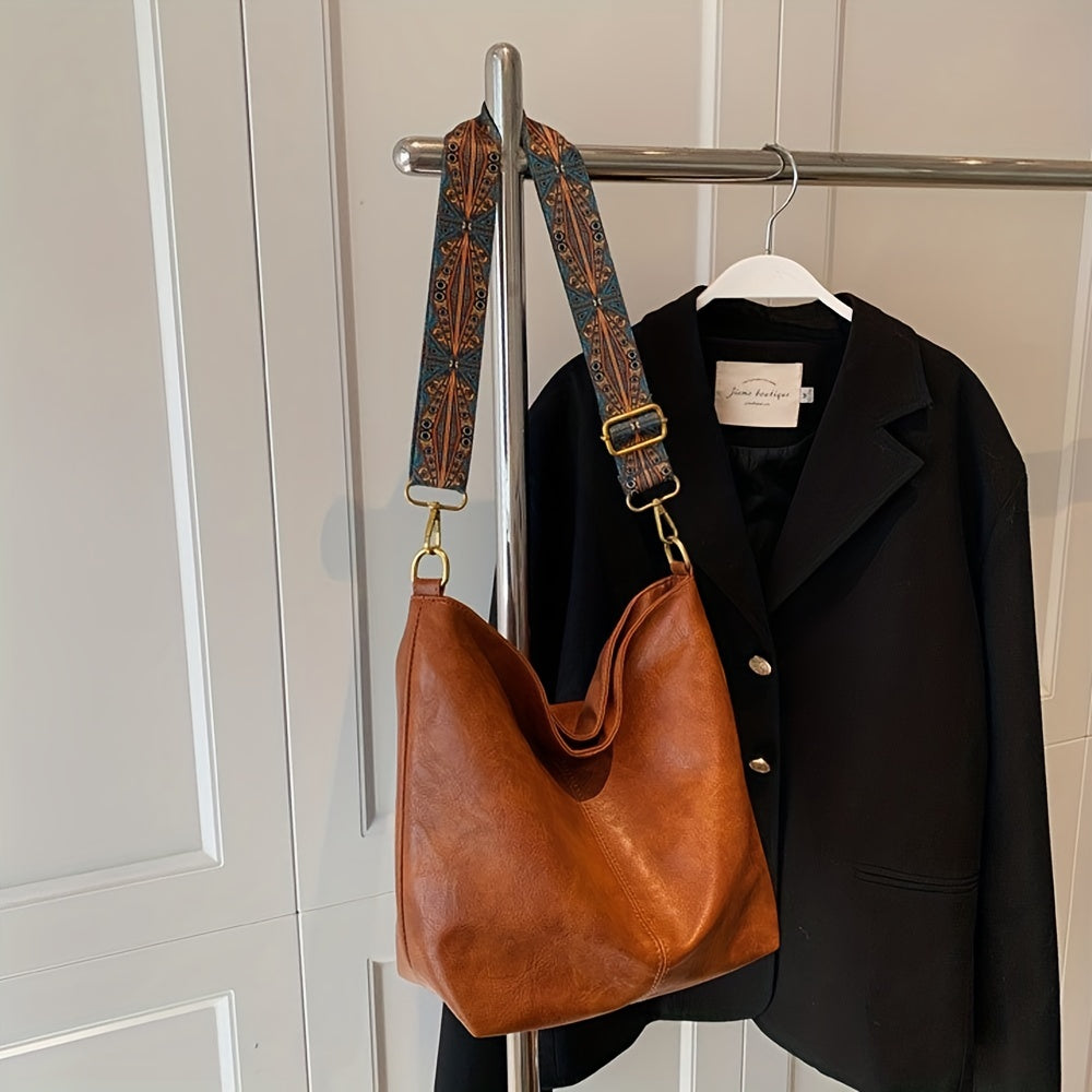 CityPure PU Messengerbag – Witte Stedelijke Schoudertas met Ritssluiting