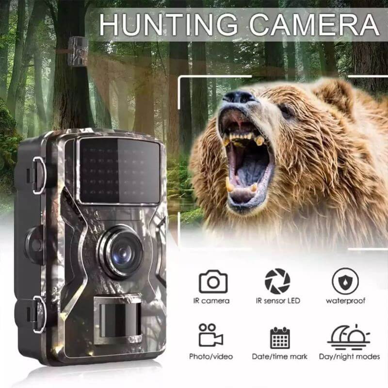 WildGuard Pro Nachtzichtcamera – Draadloze Buiten Wildcamera met Bewegingssensor