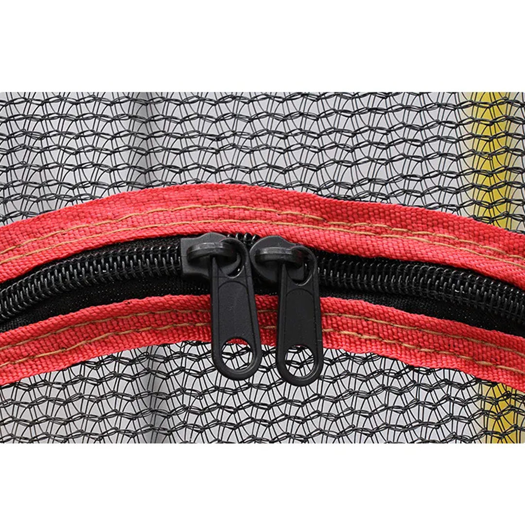 SpringVrolk Kindertrampoline – Met Veiligheidsnet & Beschermrand (Tot 100 kg)