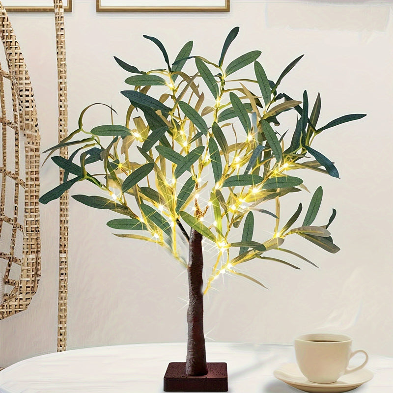 Sfeervolle Lichtboom met Rode Vogels – Flexibele LED Decoratieboom