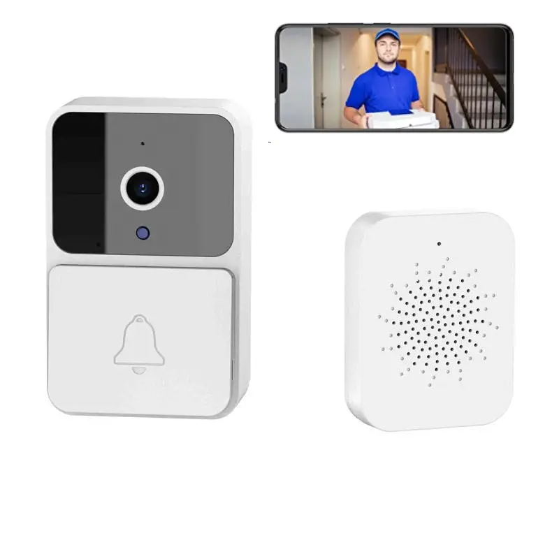SafeView Slimme Videodeurbel met HD Camera en Twee-Weg Audio – Nachtzicht & Bewegingsdetectie