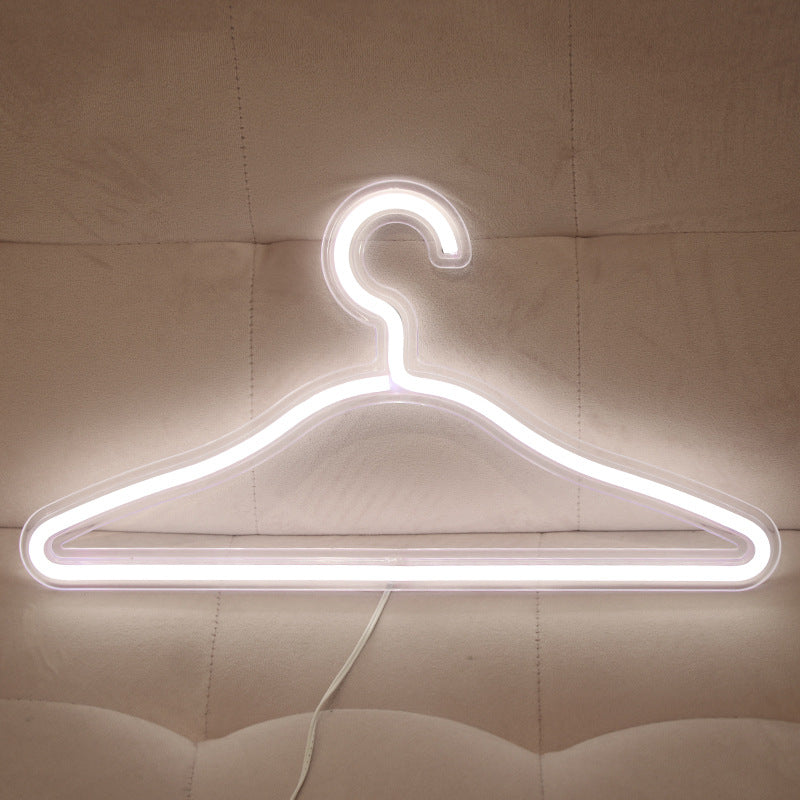 LichtHanger LED Kledinghanger – Oplaadbare Verlichte Hanger met Luxe Neongloed