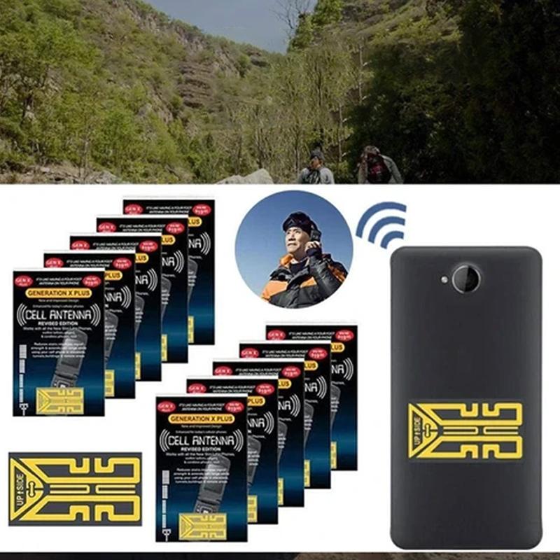 Compacte Universele Signaalversterker Sticker voor Mobiele Telefoons – 1,5 m Antenne Effect