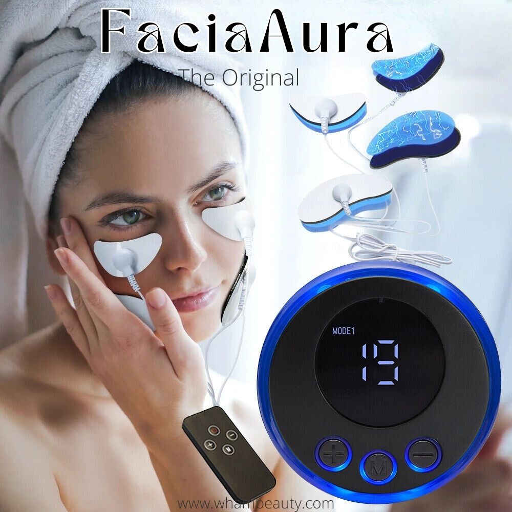 Gezichtsmassager met Acupunctuurfunctie – 8 Modi – 19 Snelheden – GlowSense