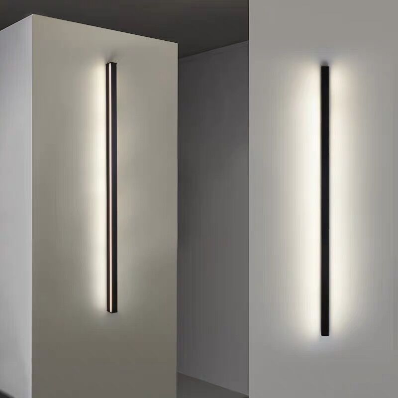 Moderne LED Wandlamp Lineair - Zwart en Energiezuinig