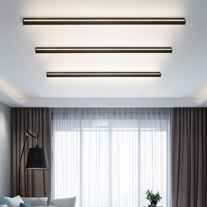 Moderne LED Wandlamp Lineair - Zwart en Energiezuinig