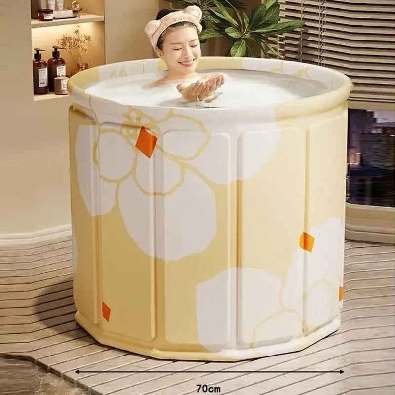 FlexiBad Deluxe – Opvouwbaar Bad voor Volwassenen en Kinderen met Warmte-isolatie