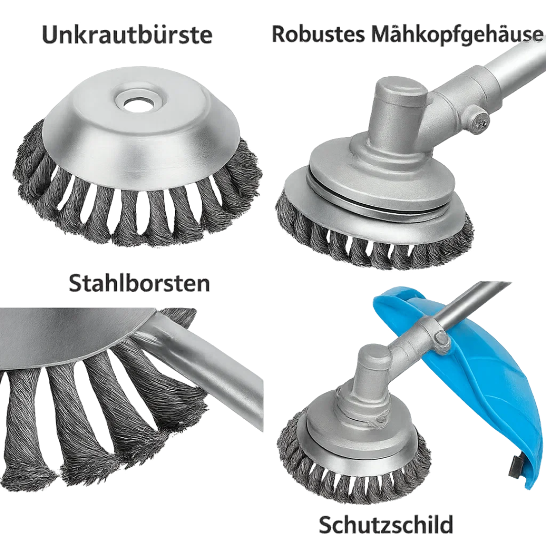 GrasSnij TurboKop – Universele 6-Mes Onkruidborstel voor Trimmers