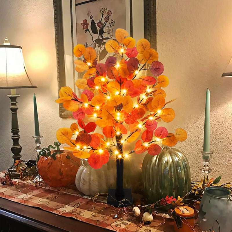 Sfeervolle Lichtboom met Rode Vogels – Flexibele LED Decoratieboom
