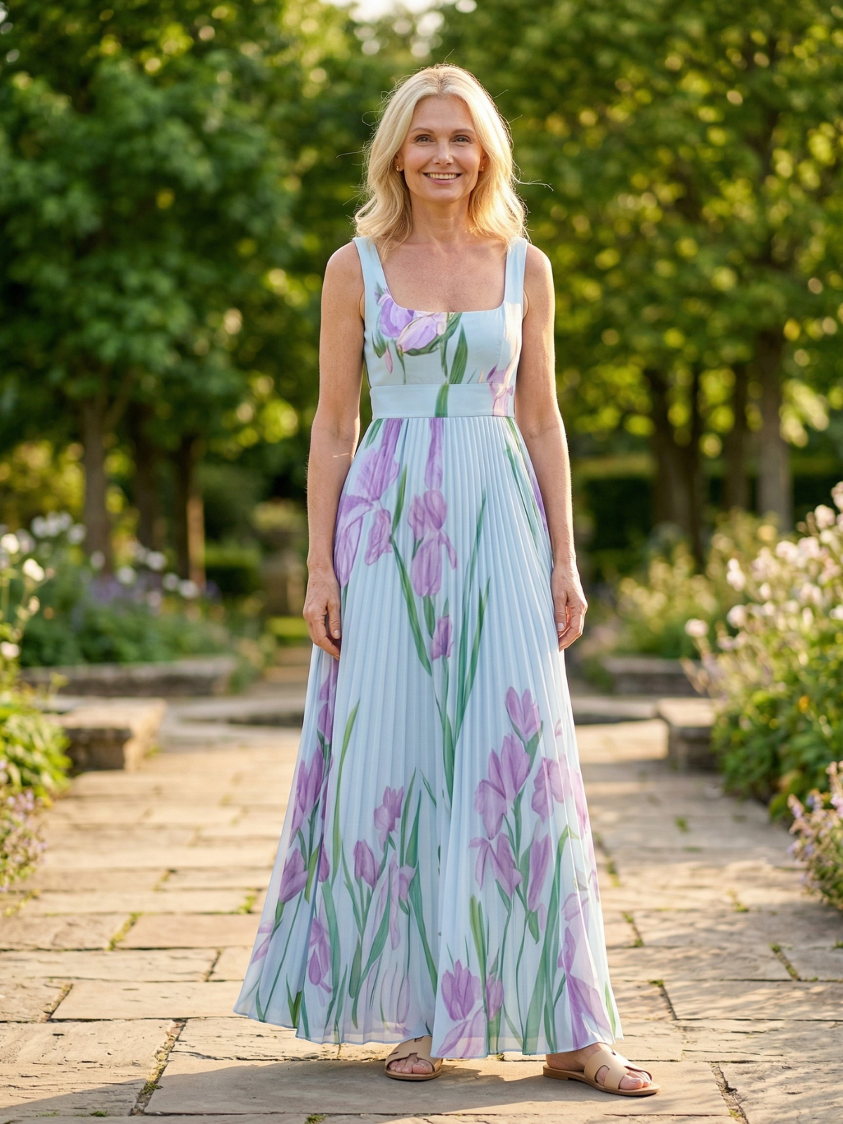 BloesemLuxe Maxi Jurk Met Bloemenprint