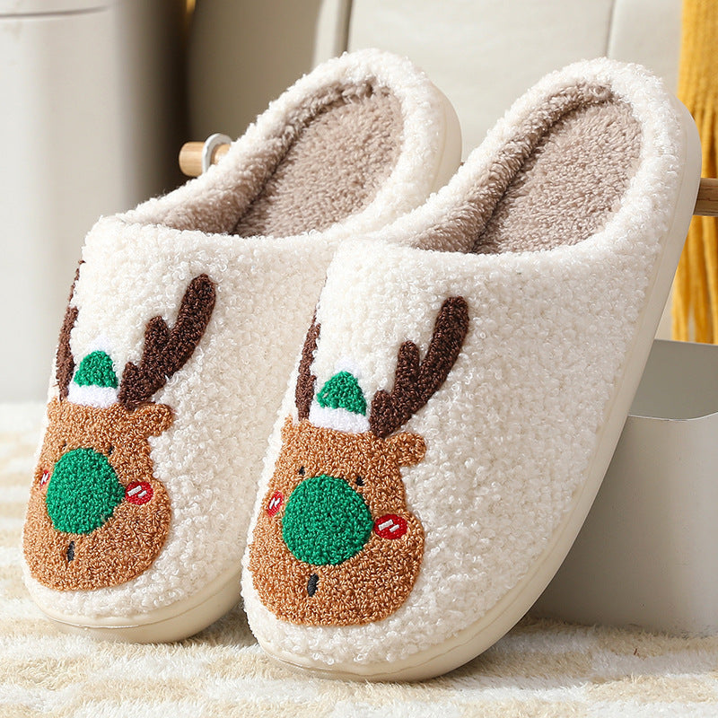 Warme Kerstpantoffels van Pluche