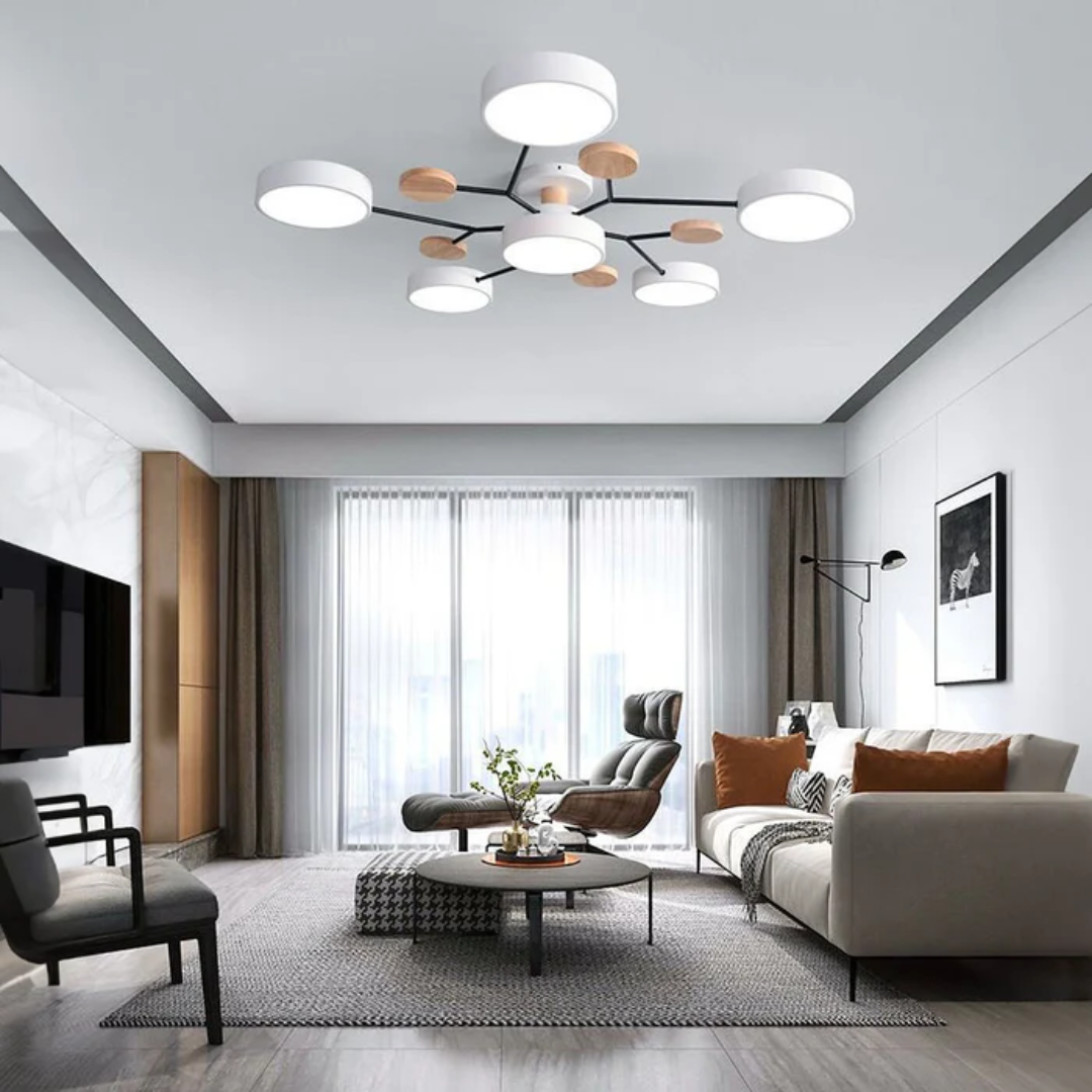Plafondlamp Luxova – Moderne LED Plafonniere met Strak Design