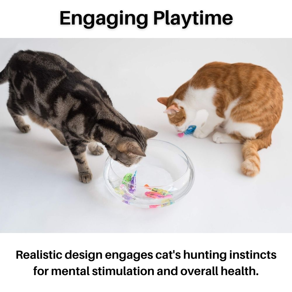 AquaPret Interactief Kattenspeelgoed – Bewegende Vis met Verlichting