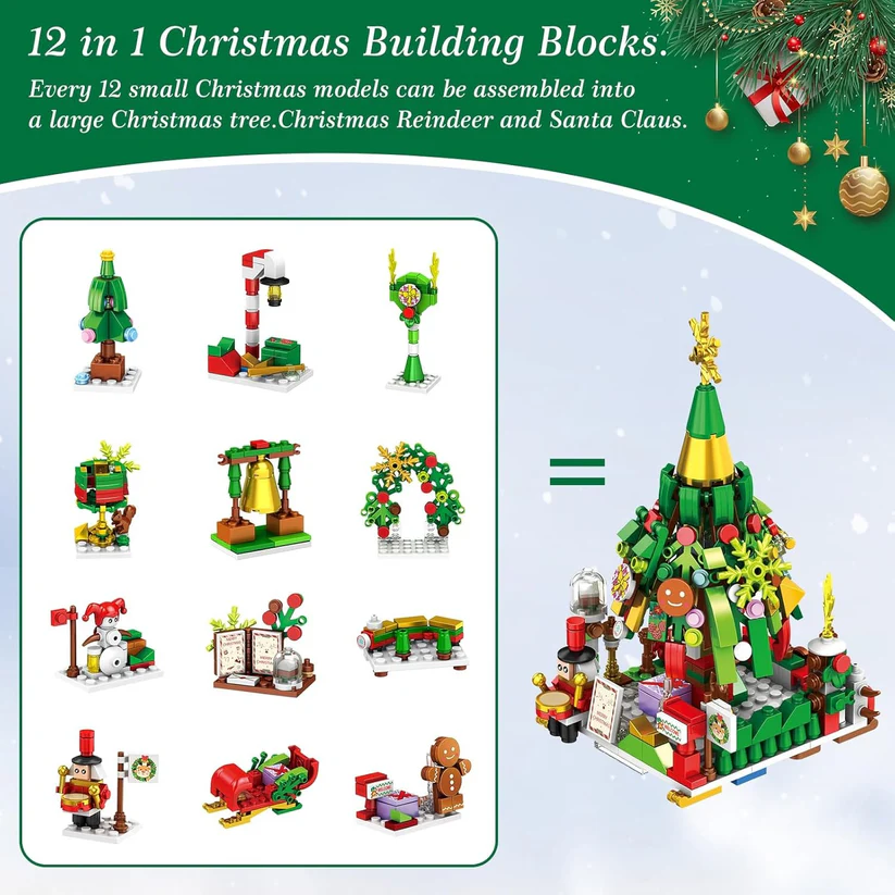 Bouwplezier Adventskalender 2025 – 24 Dagen Creatief Speelplezier