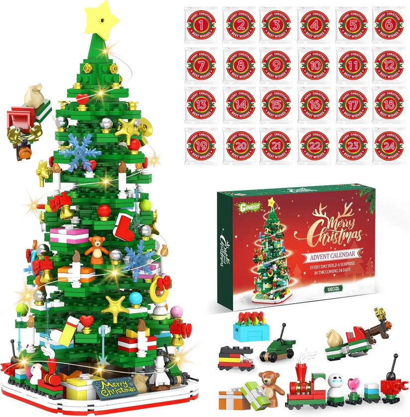 Bouwplezier Adventskalender 2025 – 24 Dagen Creatief Speelplezier