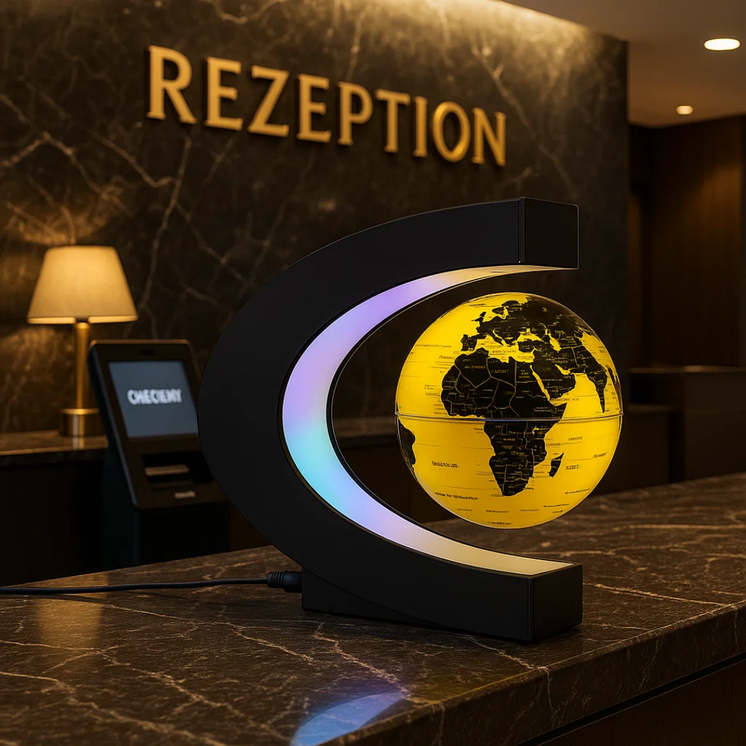 AstroGlobe LED Wereldbol – Zwevende Globe Lamp met Magnetische Ophanging
