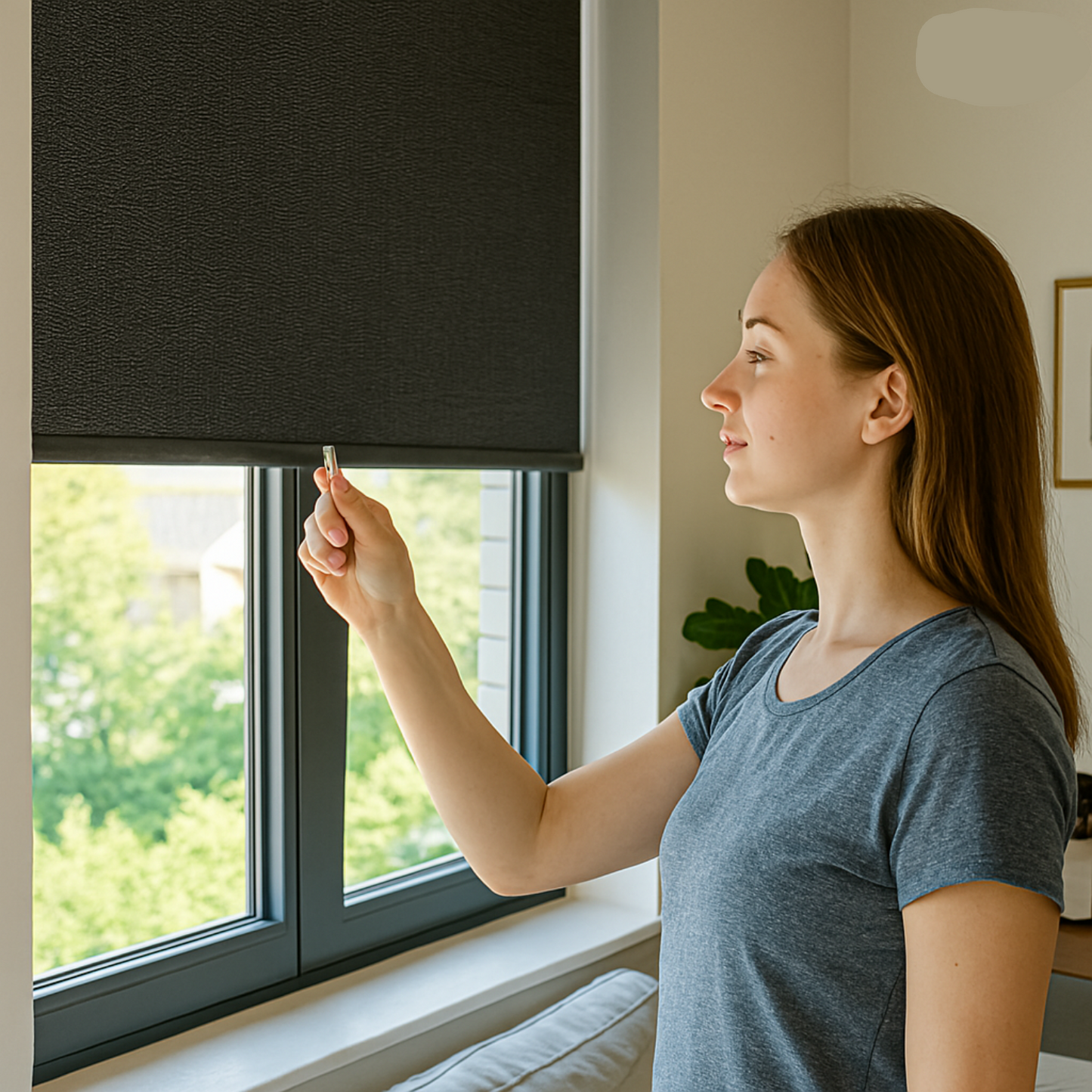 Zonwerend Rolgordijn 45x125cm - UV-Bescherming en Privacy
