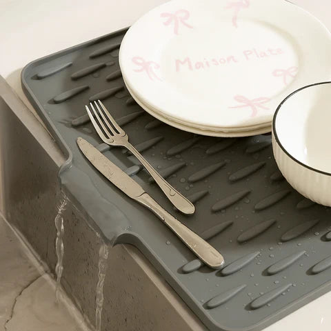 FlexiDry Siliconen Droogmat – Hittebestendig, Antislip & Ruimtebesparend Ontwerp
