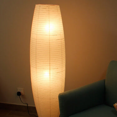 Moderne Vloerlamp met Dubbele Lampenkap – LumiTwins Designlamp 137 cm Hoog