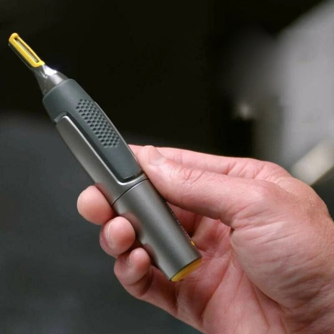 PrecisionEdge Gezichtstrimmer met LED-licht en Ergonomisch Ontwerp