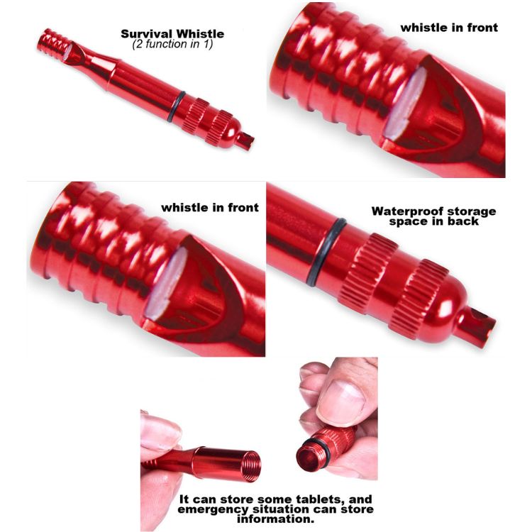 Draagbare SOS-overlevingskit met 8 tools