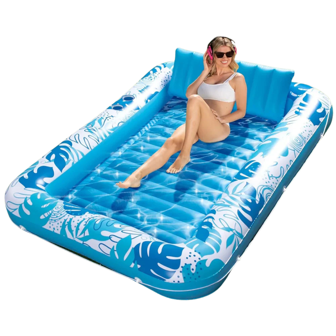 SunLounge Opblaasbaar Zonnezwembad – Comfortabel Ligbad voor Tuin of Balkon