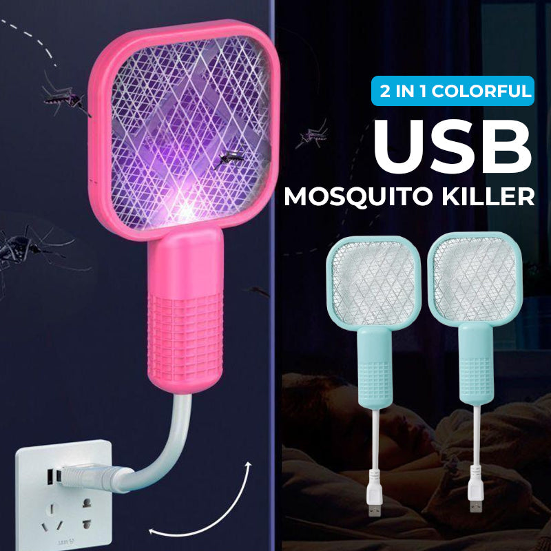 USB Muggenverdelger met LED en Veiligheidsnet – 2-in-1 Ontwerp