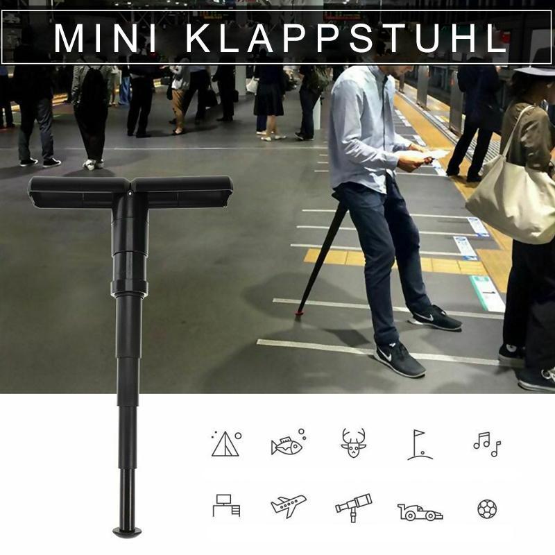 ZitZeker | Draagbare Mini-Opklapstoel voor Onderweg en Buitenactiviteiten