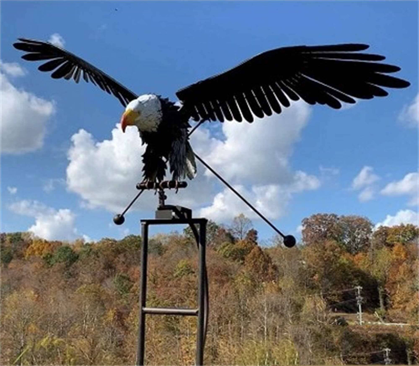 Windspinner voor de Tuin – Metalen Draaidecoratie met Grondpen