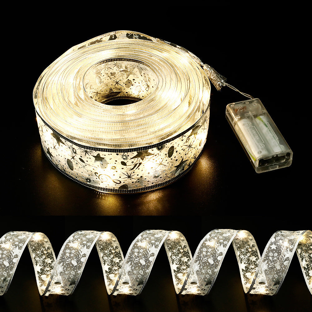 Decoratief Lint met Kleurrijke LED Verlichting – 5cm Breed Stoffen Lichtlint