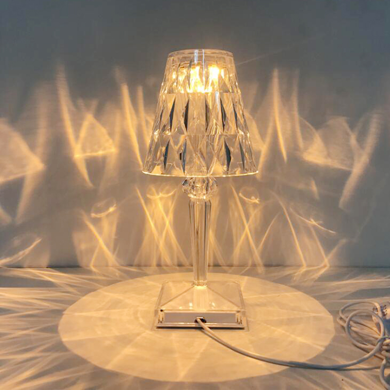KristalGlow Touchlamp – Elegante Tafellamp met Touch Sensor en USB