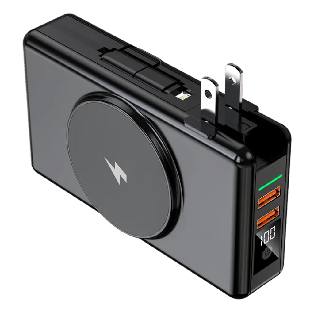EnergieMate 5-in-1 Powerbank – 15.000mAh met Snellaadfunctie