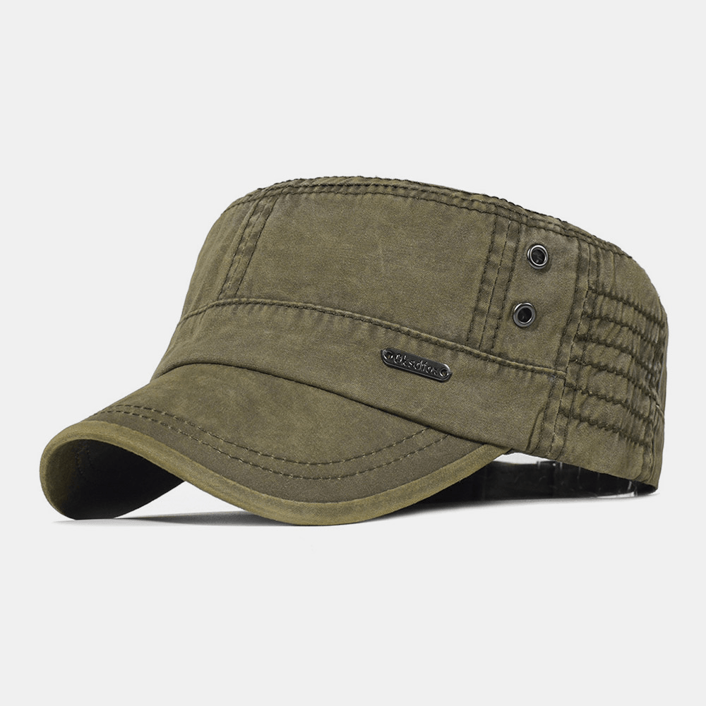 Frontier Katoenen Pet In Militaire Stijl