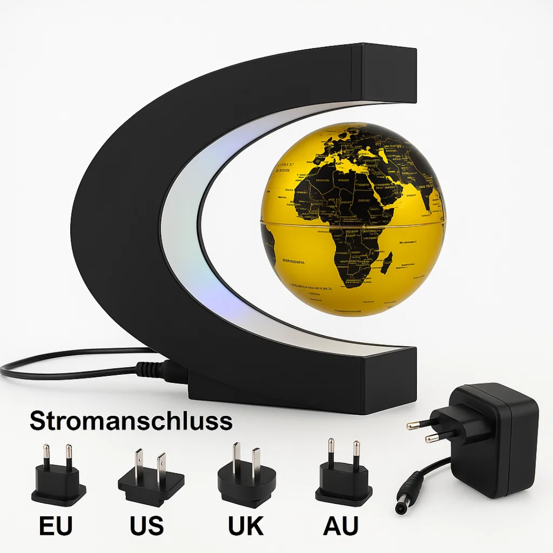 AstroGlobe LED Wereldbol – Zwevende Globe Lamp met Magnetische Ophanging