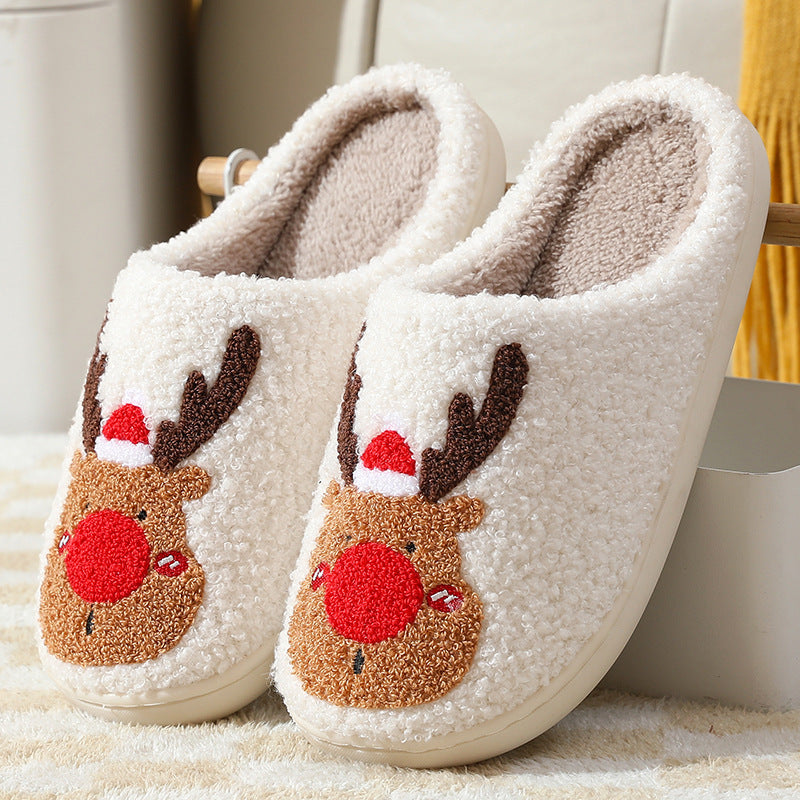 Warme Kerstpantoffels van Pluche
