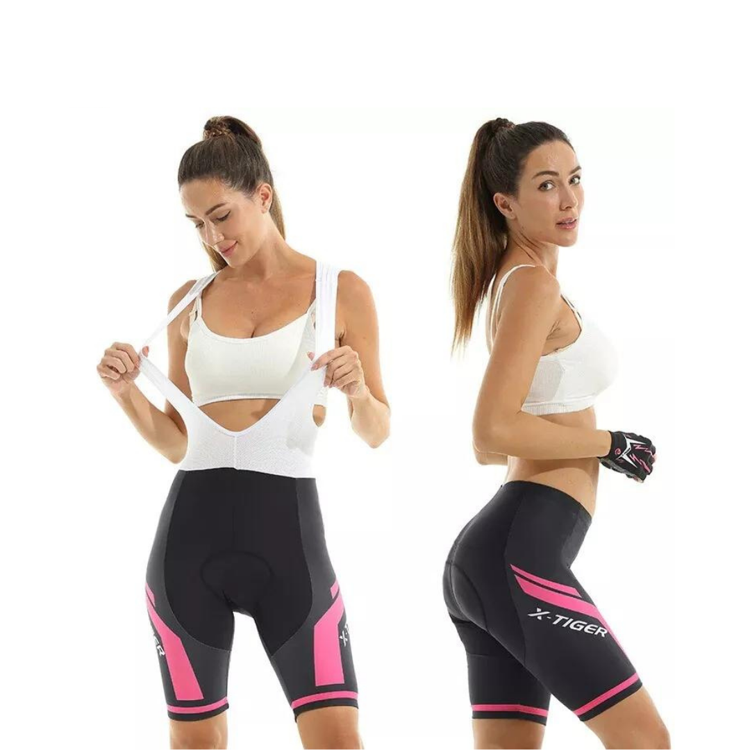 ZadelZacht dames fietsbroek met 3D-zeem – ademend, sneldrogend en anti-zadelpijn comfort voor lange ritten