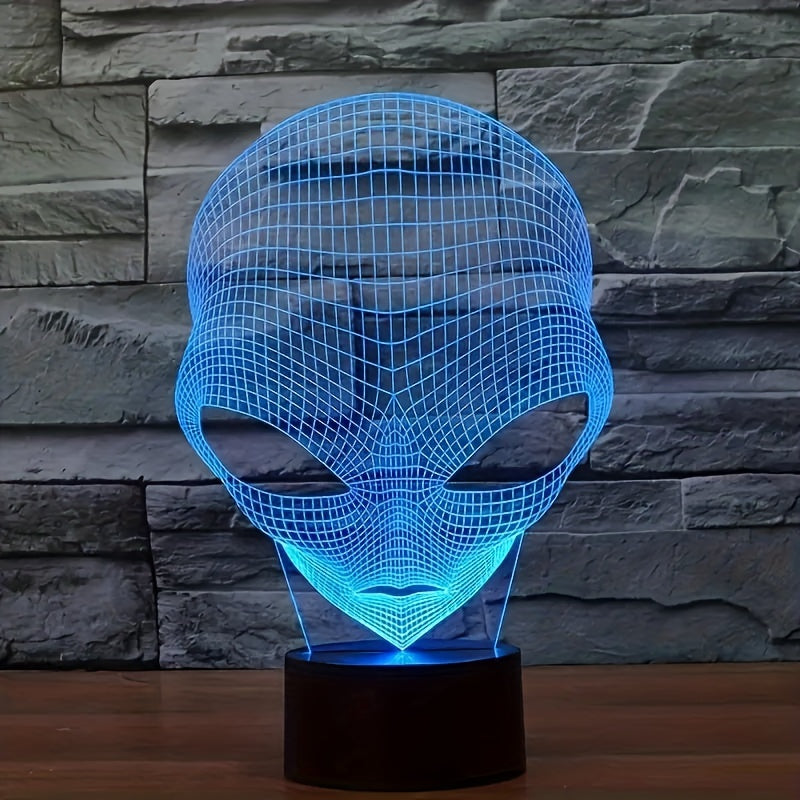 AstroLicht – 3D-alienlamp met LED kleurverlichting en touchbediening