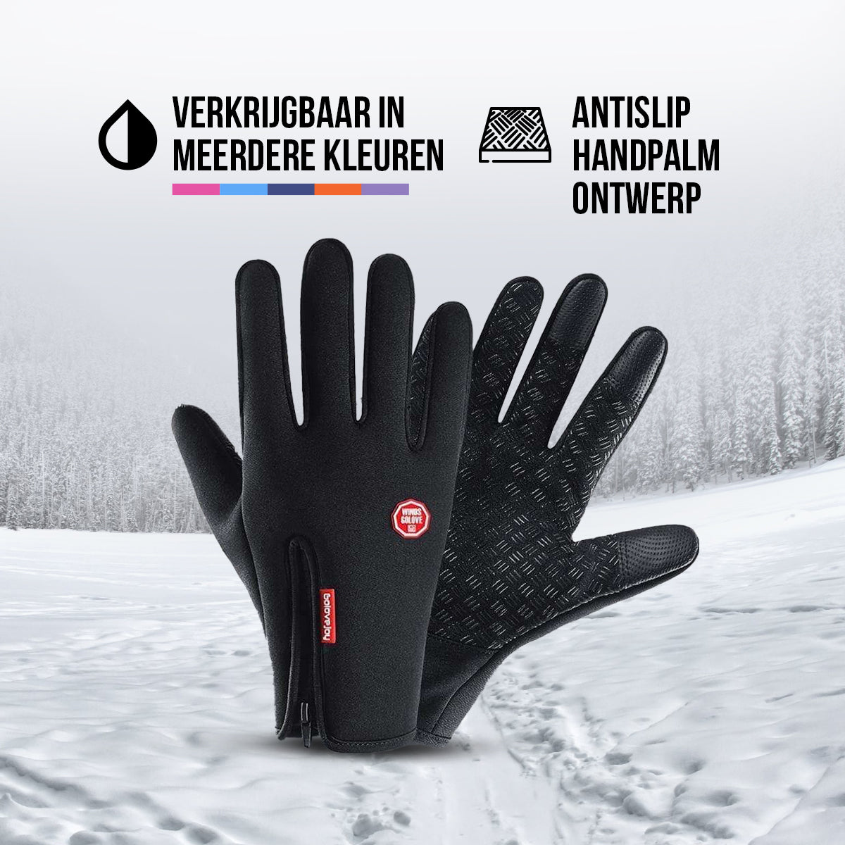 Winddichte Thermische Handschoenen – Met Touchscreen en Antislip