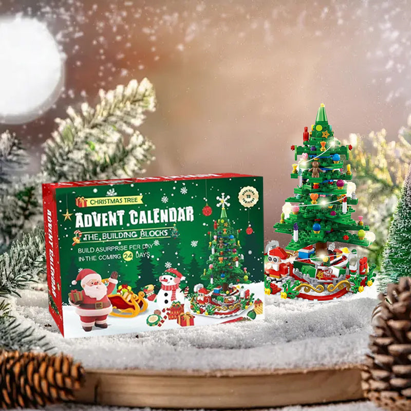 Kerstboom Bouw Adventskalender 2025 – Uniek Doe-Het-Zelf Kerstdecoratiepakket