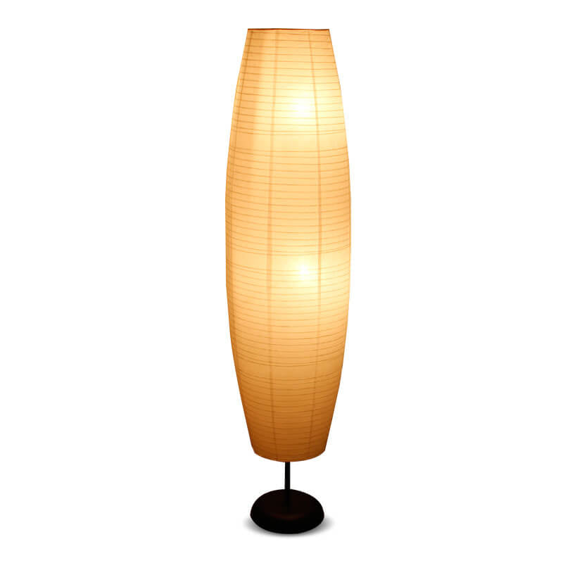 Moderne Vloerlamp met Dubbele Lampenkap – LumiTwins Designlamp 137 cm Hoog