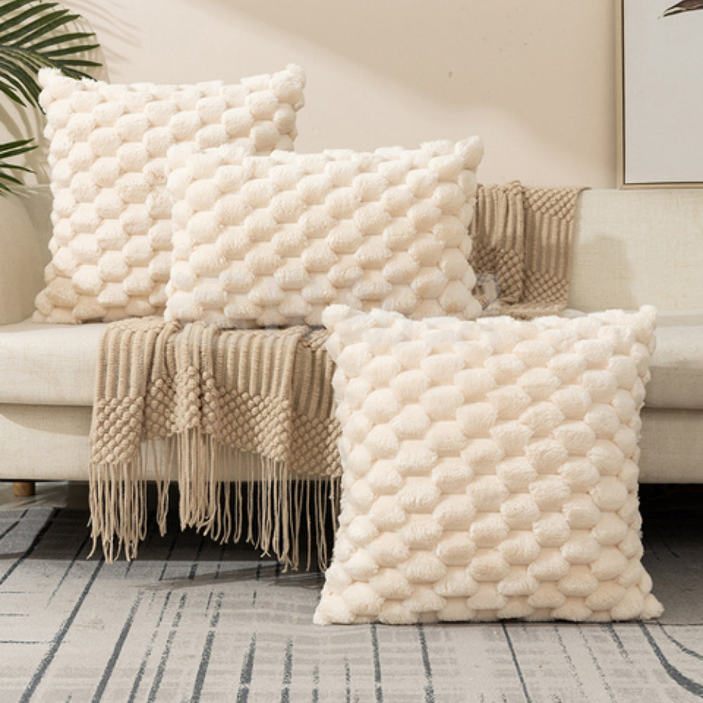 FluweelZacht Kussenhoes – Ultrazachte Pluche Hoes voor Bank of Bed
