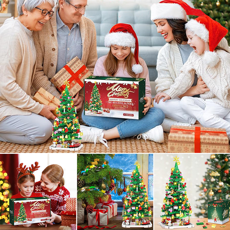 Kerstboom Bouw Adventskalender 2025 – Uniek Doe-Het-Zelf Kerstdecoratiepakket