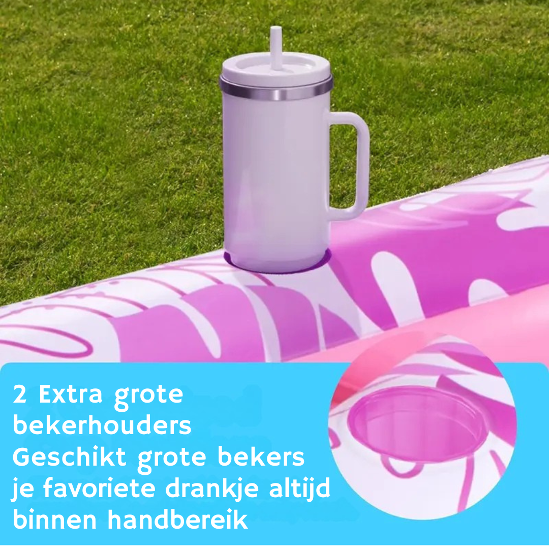 SunLounge Opblaasbaar Zonnezwembad – Comfortabel Ligbad voor Tuin of Balkon