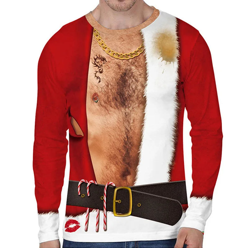 Kersttrui met Humoristische Print – Warme Comfy Wintertrui – Holiday Havoc