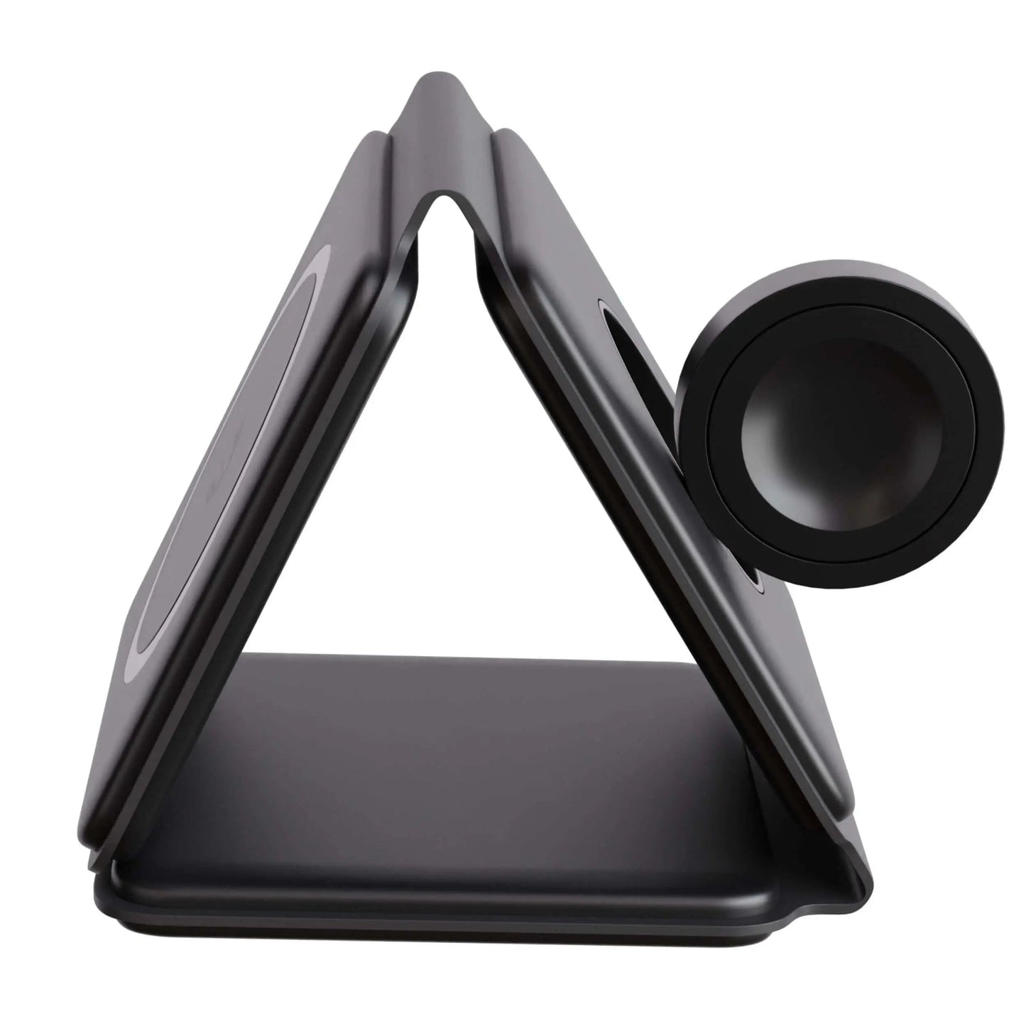 TriCharge Fold – 3-in-1 Opvouwbaar Draadloos Laadstation