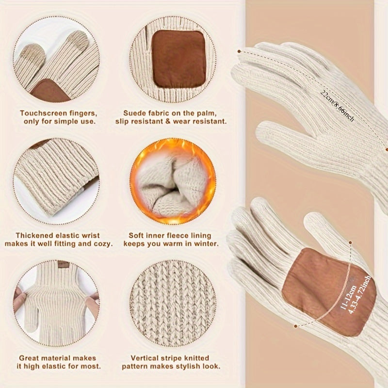 WinterWarm 3-in-1 Set – Muts, Sjaal en Touchscreen Handschoenen