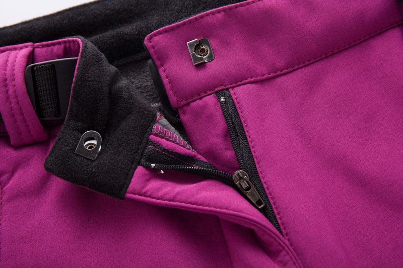 Waterafstotende Outdoor Wandelbroek voor Dames – Warm en Rekbaar met Ritszakken